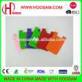 Hot sale 3M Sticker Silicone Smart Wallet Mobile Credit Card Holder